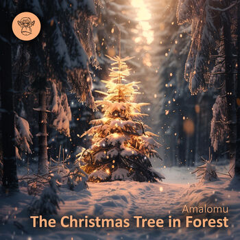 The Christmas Tree in Forest